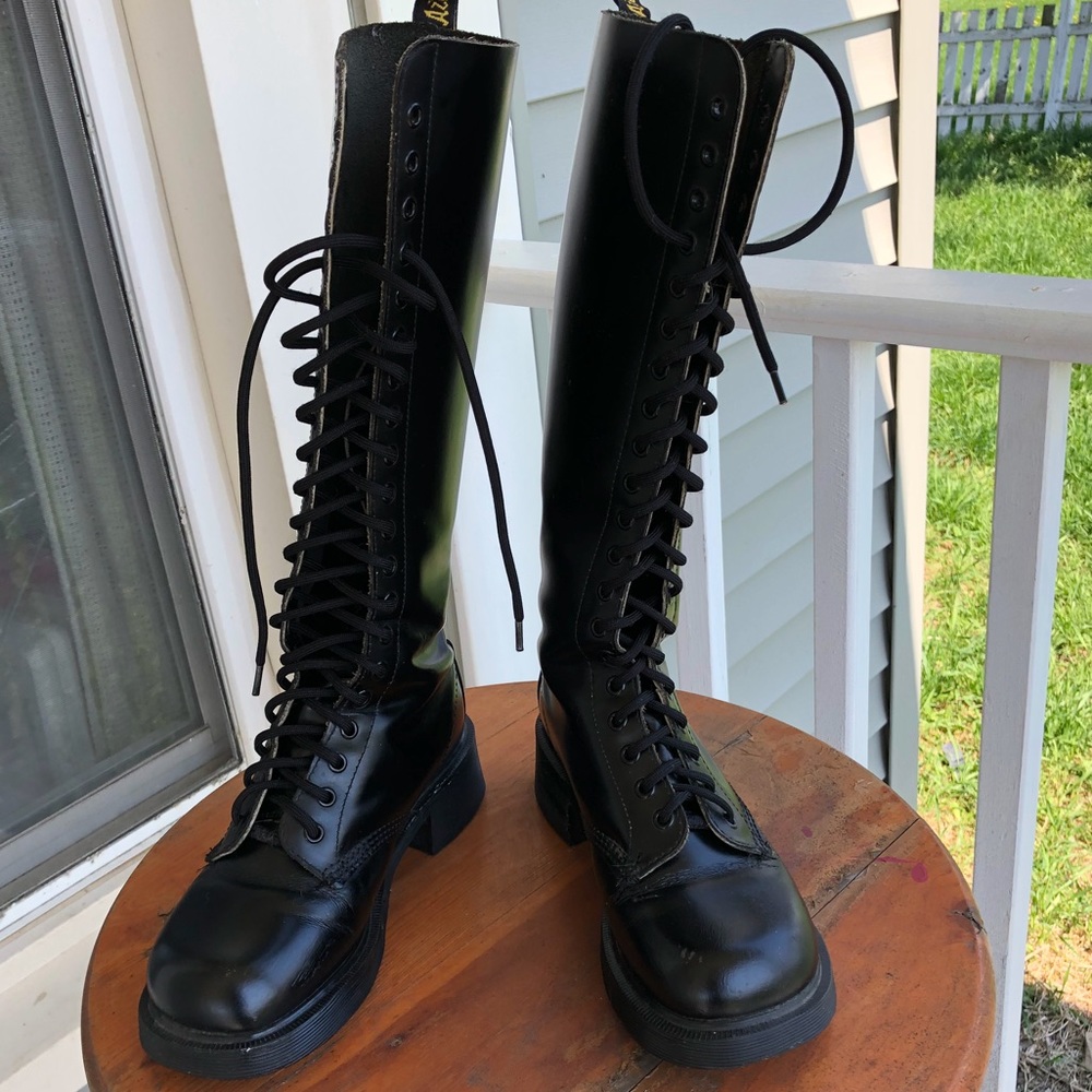 Doc Martens 20 hole lace up boots